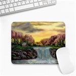 Brentons Waterfall - Ave Hurley - ArtRave - Small Mouse Pad (Rectangle) Front