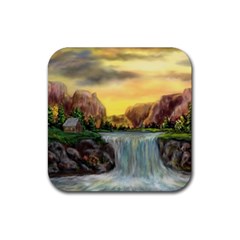 Brentons Waterfall - Ave Hurley - Artrave - Drink Coaster (square) by ArtRave2