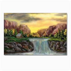 Brentons Waterfall - Ave Hurley - Artrave - Postcard 4 x 6  (10 Pack)