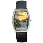 Brentons Waterfall - Ave Hurley - ArtRave - Tonneau Leather Watch Front