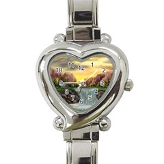 Brentons Waterfall - Ave Hurley - Artrave - Heart Italian Charm Watch  by ArtRave2