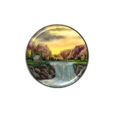 Brentons Waterfall - Ave Hurley - Artrave - Golf Ball Marker 10 Pack (for Hat Clip) by ArtRave2