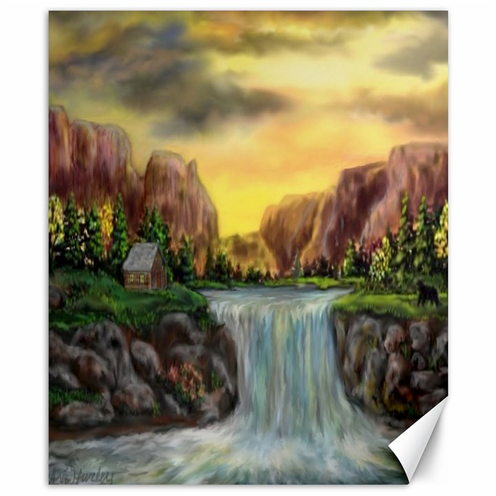 Brentons Waterfall - Ave Hurley - ArtRave - Canvas 8  x 10  (Unframed)