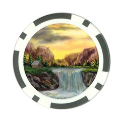 Brentons Waterfall - Ave Hurley - Artrave - Poker Chip (10 Pack)