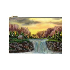 Brentons Waterfall - Ave Hurley - Artrave - Cosmetic Bag (large) by ArtRave2