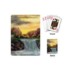 Brentons Waterfall - Ave Hurley - Artrave - Playing Cards (mini)