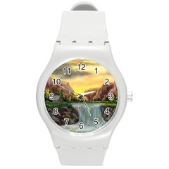 Brentons Waterfall - Ave Hurley - Artrave - Plastic Sport Watch (medium) by ArtRave2