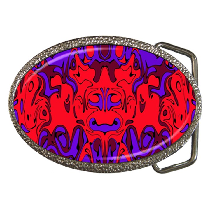 Abstract Belt Buckle (Oval)