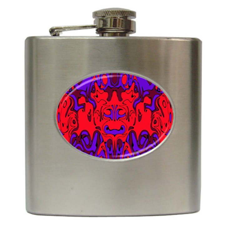 Abstract Hip Flask