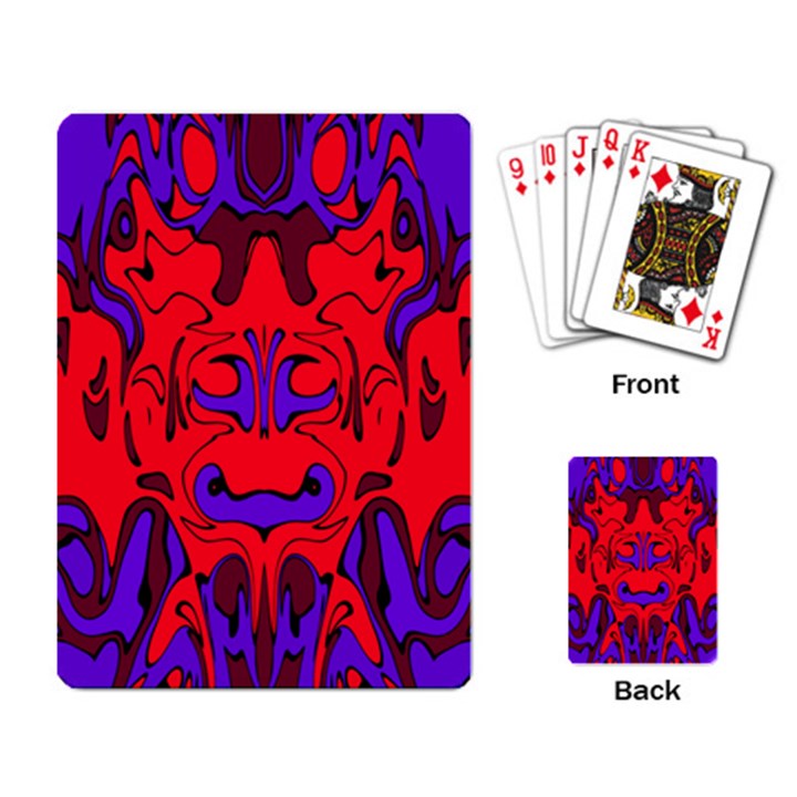 Abstract Playing Cards Single Design