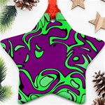 Abstract Star Ornament Front