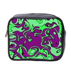 Abstract Mini Travel Toiletry Bag (two Sides)