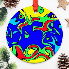 Abstract Round Ornament