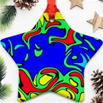 Abstract Star Ornament Front