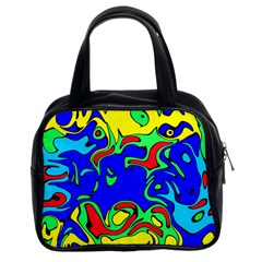 Abstract Classic Handbag (two Sides) by Siebenhuehner