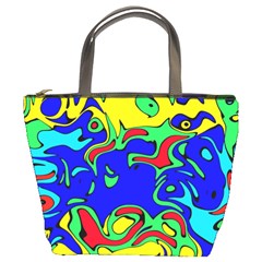 Abstract Bucket Handbag by Siebenhuehner