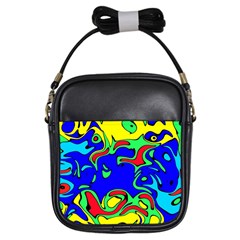 Abstract Girl s Sling Bag by Siebenhuehner