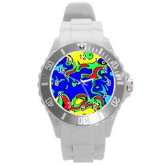 Abstract Plastic Sport Watch (large) by Siebenhuehner