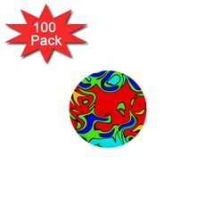 Abstract 1  Mini Button (100 Pack) by Siebenhuehner