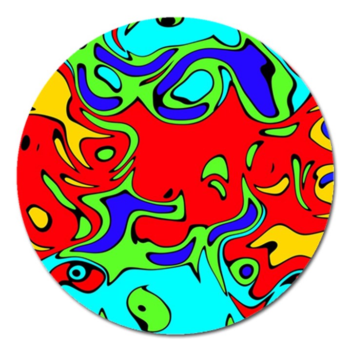 Abstract Magnet 5  (Round)