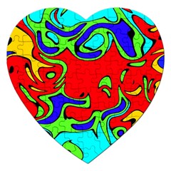 Abstract Jigsaw Puzzle (heart) by Siebenhuehner