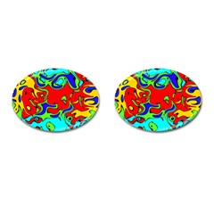 Abstract Cufflinks (oval) by Siebenhuehner