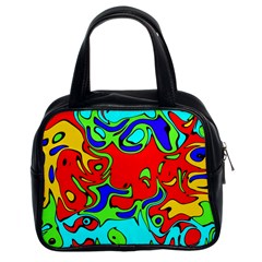 Abstract Classic Handbag (two Sides) by Siebenhuehner