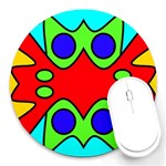 Abstract 8  Mouse Pad (Round) Front