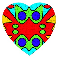 Abstract Jigsaw Puzzle (heart) by Siebenhuehner