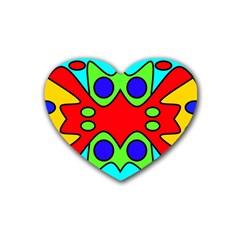 Abstract Drink Coasters (heart) by Siebenhuehner