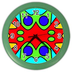 Abstract Wall Clock (color)