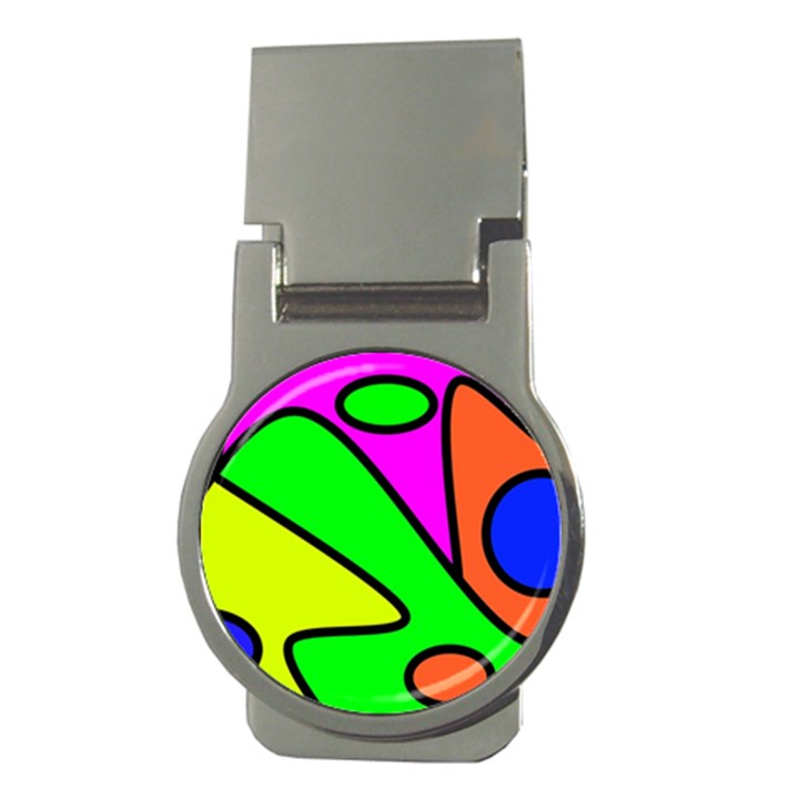 Abstract Money Clip (Round)