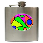 Abstract Hip Flask Front