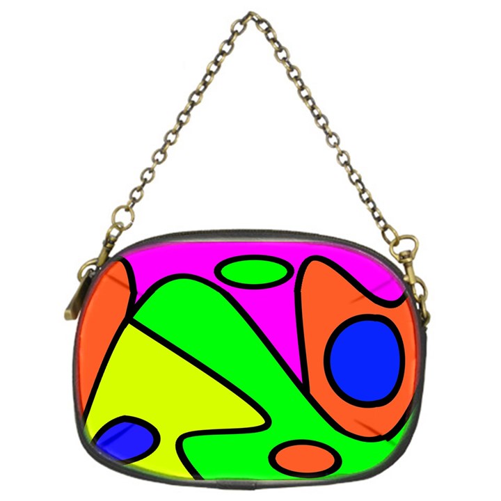 Abstract Chain Purse (One Side)