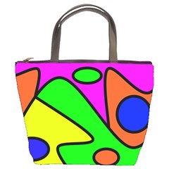 Abstract Bucket Handbag by Siebenhuehner