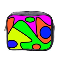 Abstract Mini Travel Toiletry Bag (two Sides) by Siebenhuehner