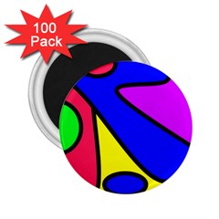 Abstract 2 25  Button Magnet (100 Pack) by Siebenhuehner