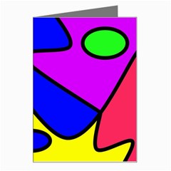 Abstract Greeting Card by Siebenhuehner