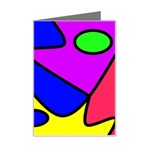 Abstract Mini Greeting Card Left