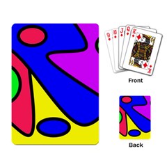 Abstract Playing Cards Single Design