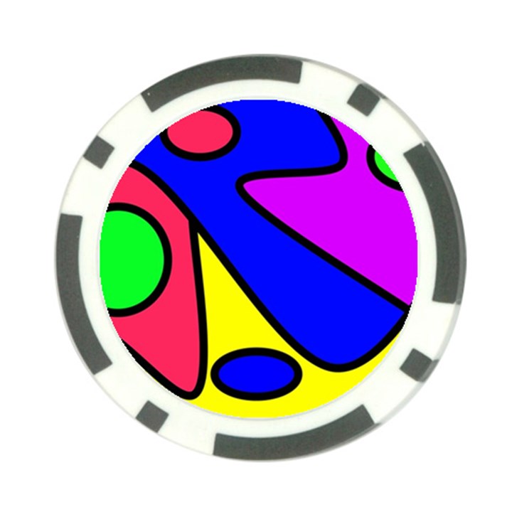 Abstract Poker Chip