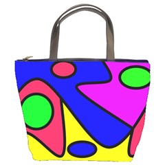 Abstract Bucket Handbag by Siebenhuehner