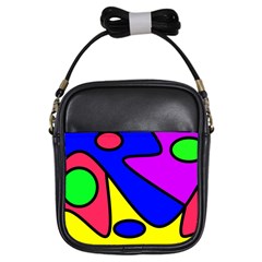 Abstract Girl s Sling Bag by Siebenhuehner