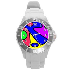 Abstract Plastic Sport Watch (large) by Siebenhuehner