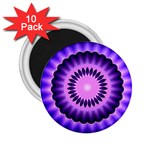 Mandala 2.25  Button Magnet (10 pack) Front