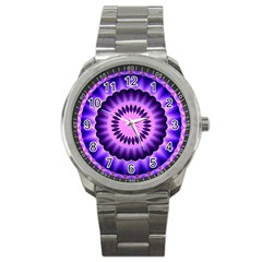 Mandala Sport Metal Watch by Siebenhuehner