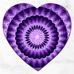 Mandala Jigsaw Puzzle (heart) by Siebenhuehner