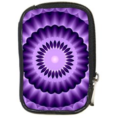 Mandala Compact Camera Leather Case by Siebenhuehner