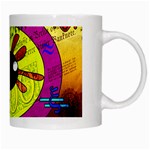 Abstract White Coffee Mug Right