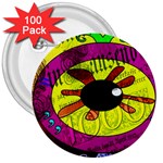 Abstract 3  Button (100 pack) Front